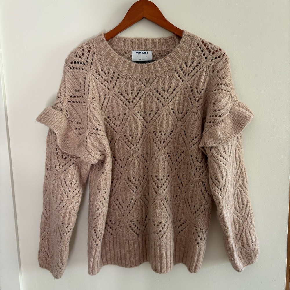 Dusty Pink Knit Sweater